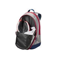 Wilson Tennis Rucksack Junior/Children (Main Compartment + Racket Compartment) Grey